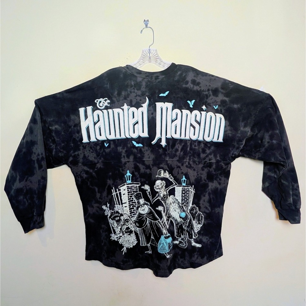 Disney Haunted Mansion Spirit Jersey Tie Dye Glow In Dark Adult Large